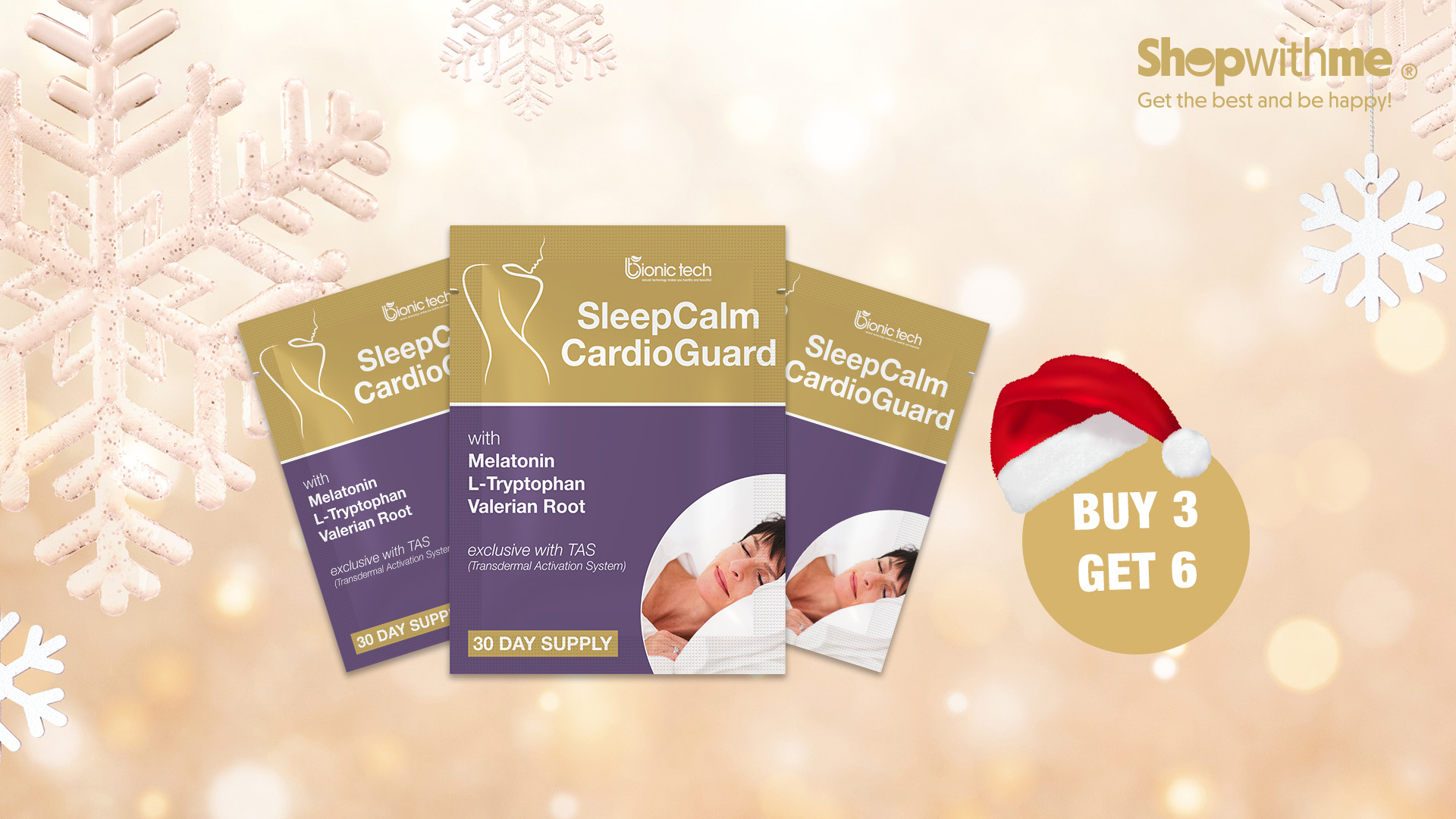 SleepCalmCardioGuard Patches (3 Boxes)