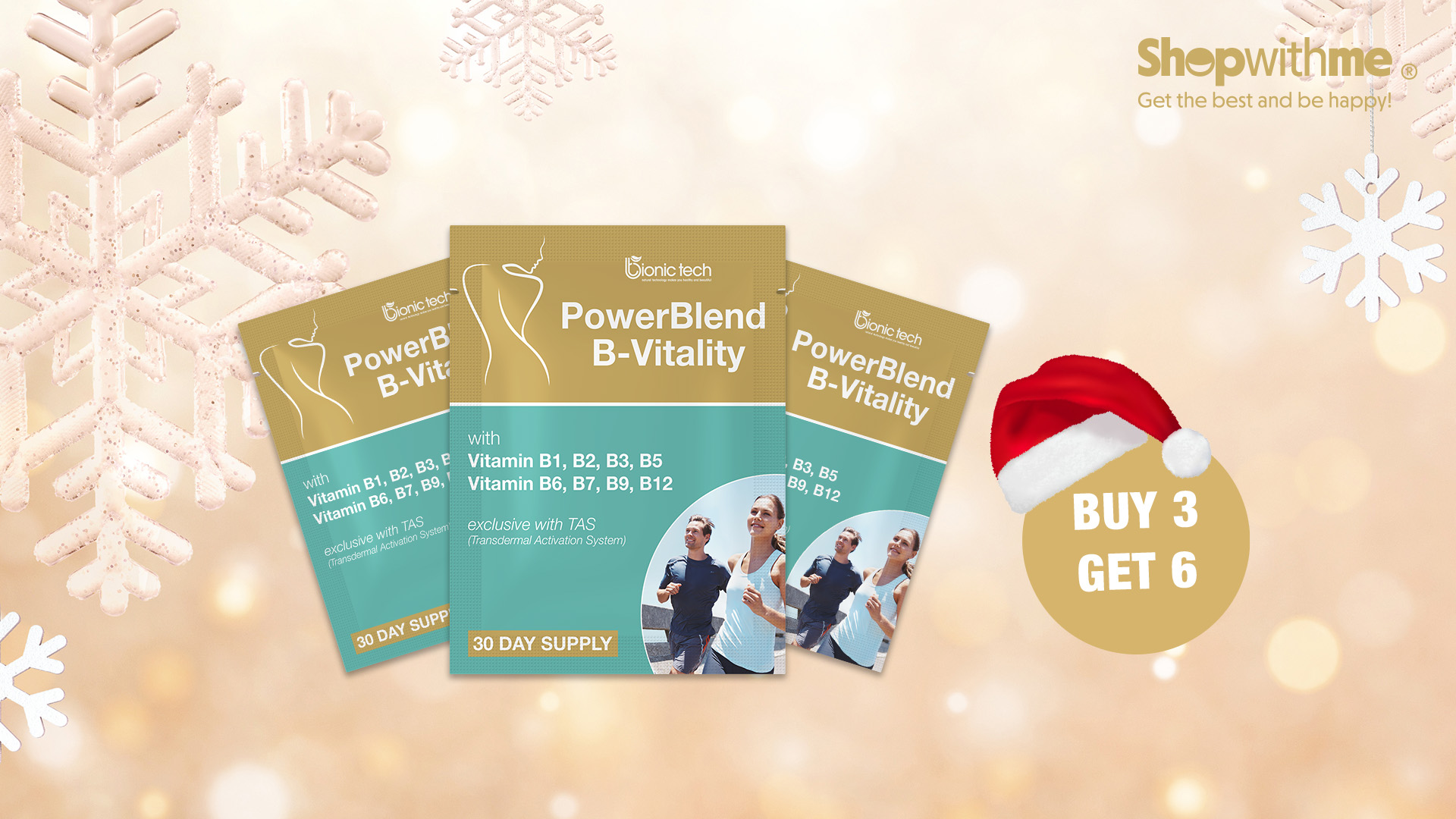 PowerBlend B-Vitality Patches (3 Boxes)